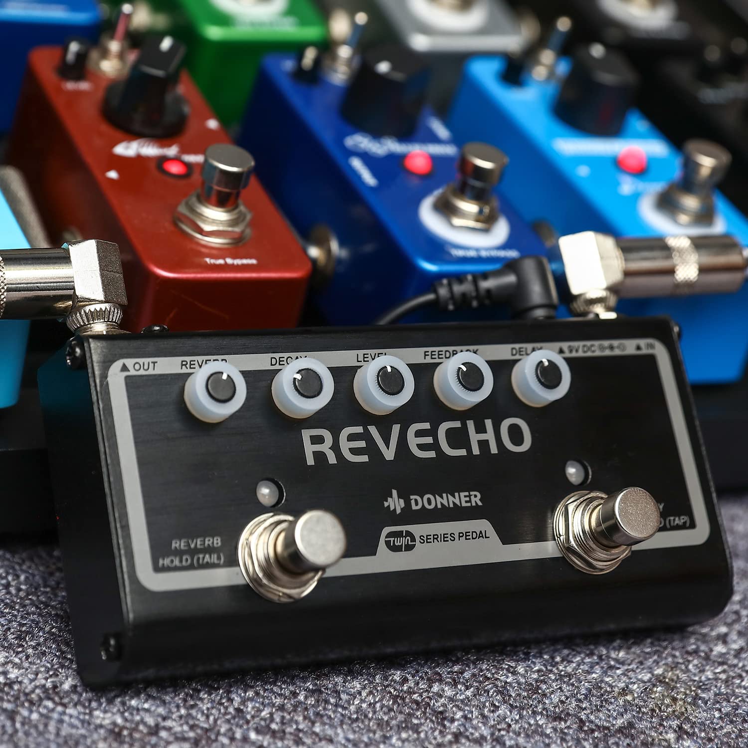 Amazon.com: Donner Reverb Delay Pedal 2 in 1 Effects for Electric